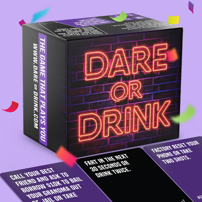 Dare or Drink + 3 Expansion Packs Bundle (Date Night, After Dark, Double Date Night)